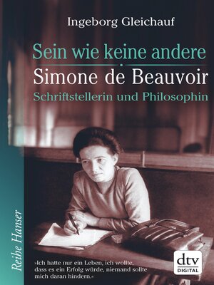 cover image of Sein wie keine andere